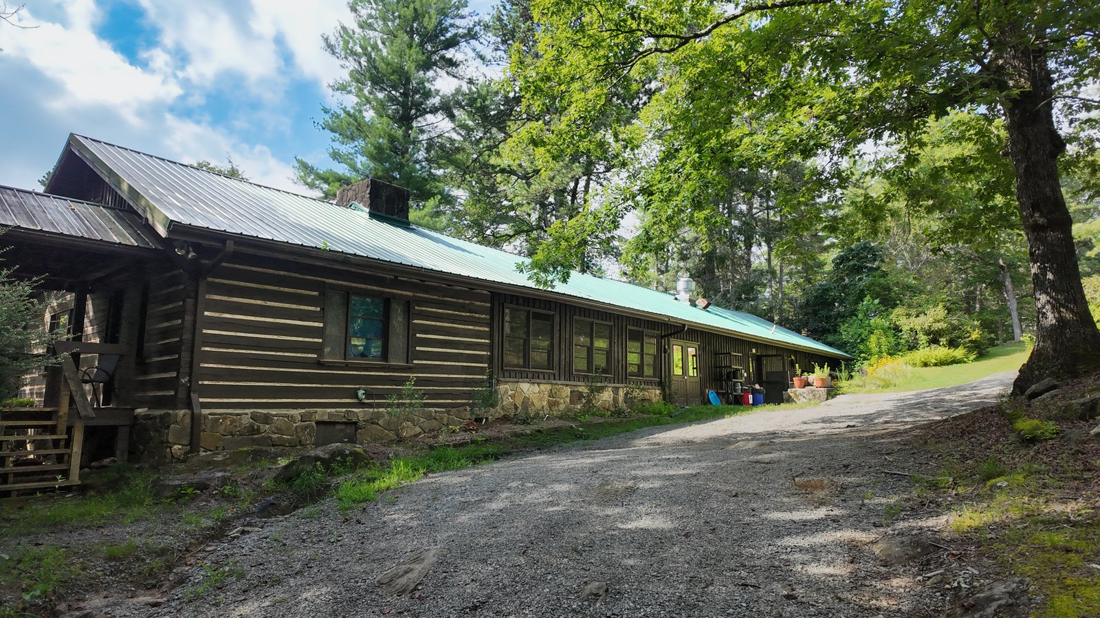 Back of Lodge and Dining Hall