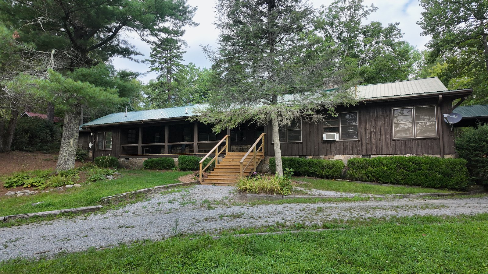 Front of Lodge and Dining Hall